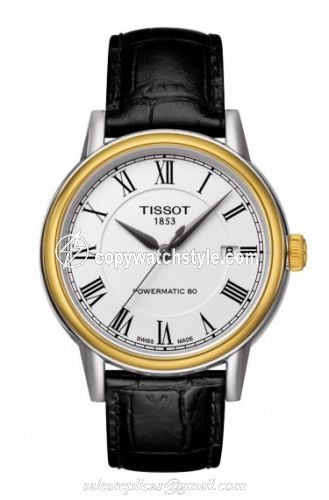 Tissot Carson Powermatic 80 Two Tone / White Roman T085.407.26.013.00 Tissot Carson Powermatic 80 Two Tone / White Roman T085.407.26.013.00