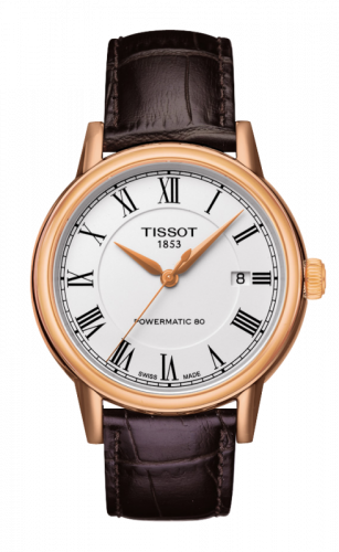 Tissot Carson Powermatic 80 Rose PVD / White Roman T085.407.36.013.00 Tissot Carson Powermatic 80 Rose PVD / White Roman T085.407.36.013.00