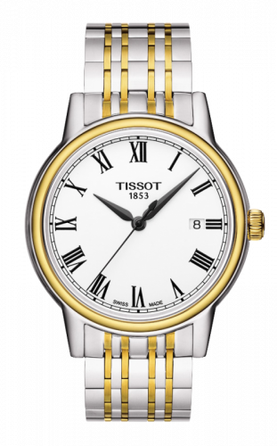 Tissot Carson Quartz 40 Stainless Steel / Yellow Gold PVD / White / Bracelet T085.410.22.013.00 Tissot Carson Quartz 40 Stainless Steel / Yellow Gold PVD / White / Bracelet T085.410.22.013.00