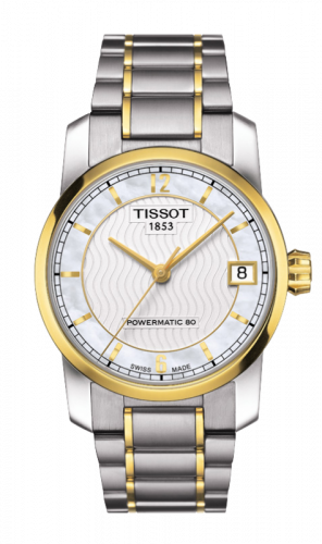 Tissot Powermatic 80 Lady Titanium / PVD Gold / MOP T087.207.55.117.00