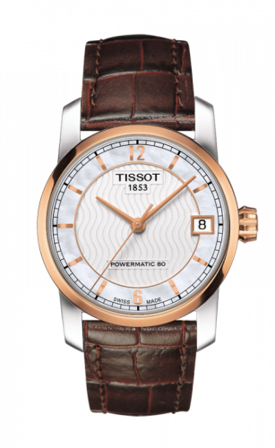 Tissot Powermatic 80 Lady Titanium / PVD Gold / MOP T087.207.56.117.00 Tissot Powermatic 80 Lady Titanium / PVD Gold / MOP T087.207.56.117.00