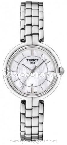 Tissot Flamingo Stainless Steel / MOP / Bracelet T094.210.11.111.00