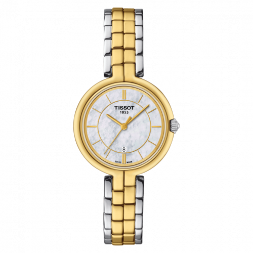 Tissot Flamingo Bicolor / MOP / Bracelet T094.210.22.111.01 Tissot Flamingo Bicolor / MOP / Bracelet T094.210.22.111.01