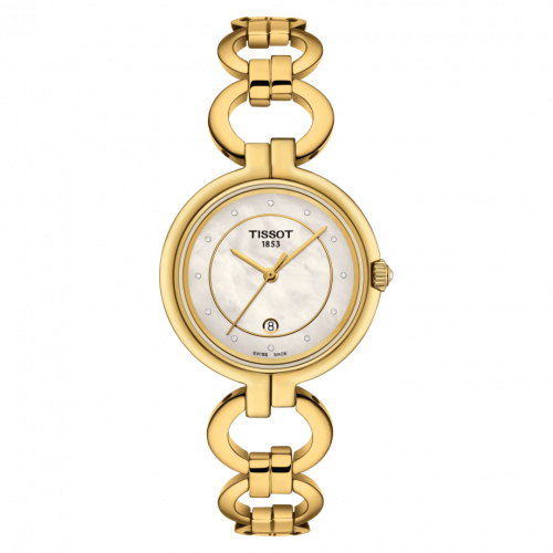 Tissot Flamingo PVD Yellow Gold / MOP / Bracelet T094.210.33.116.00 Tissot Flamingo PVD Yellow Gold / MOP / Bracelet T094.210.33.116.00