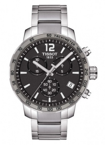 Tissot Quickster Chronograph Stainless Steel / Grey / Bracelet T095.417.11.067.00 Tissot Quickster Chronograph Stainless Steel / Grey / Bracelet T095.417.11.067.00