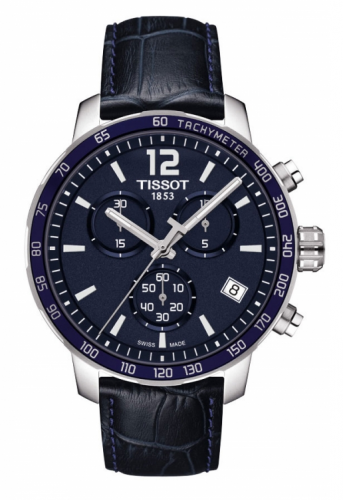 Tissot Quickster Chronograph Stainless Steel / Blue T095.417.16.047.00 Tissot Quickster Chronograph Stainless Steel / Blue T095.417.16.047.00