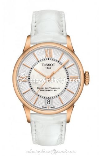 Tissot Chemin des Tourelles Powermatic 32 Rose Gold PVD / MOP / Strap T099.207.36.118.00 Tissot Chemin des Tourelles Powermatic 32 Rose Gold PVD / MOP / Strap T099.207.36.118.00