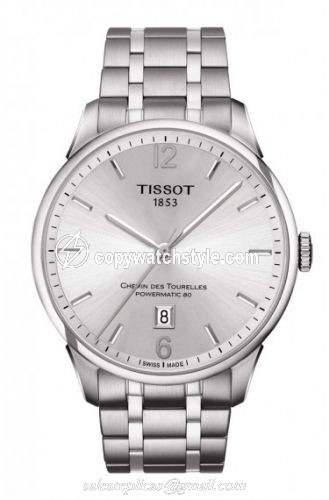 Tissot Chemin des Tourelles Powermatic 80 Silver / Bracelet T099.407.11.037.00 Tissot Chemin des Tourelles Powermatic 80 Silver / Bracelet T099.407.11.037.00