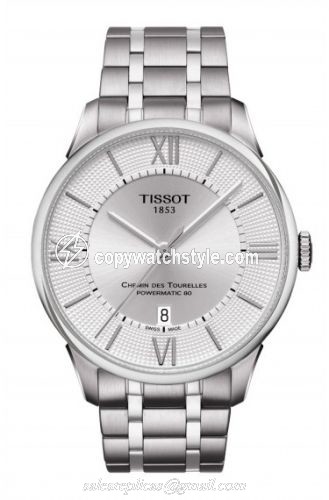 Tissot Chemin des Tourelles Powermatic 80 Silver Roman / Bracelet T099.407.11.038.00 Tissot Chemin des Tourelles Powermatic 80 Silver Roman / Bracelet T099.407.11.038.00