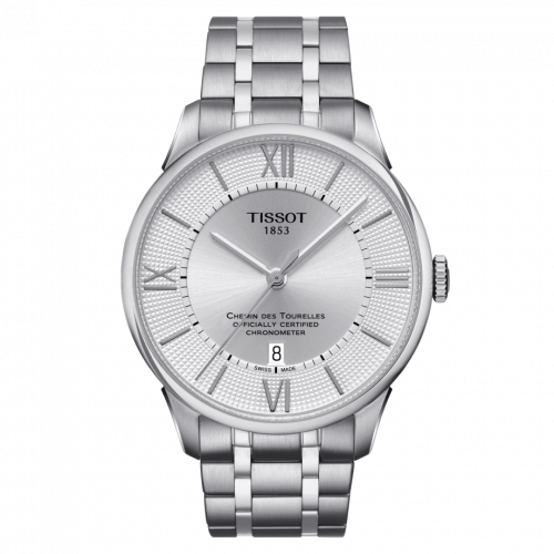 Tissot Chemin Des Tourelles Powermatic 80 COSC 42 Stainless Steel / Silver / Bracelet T099.408.11.038.00