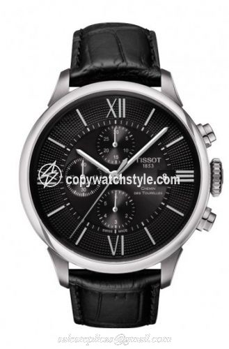 Tissot Chemin des Tourelles Automatic Chronograph Stainless Steel / Black T099.427.16.058.00