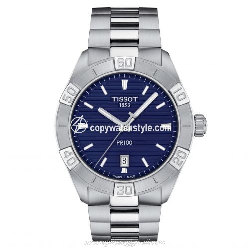 Tissot PR 100 Sport Gent Stainless Steel / Blue / Bracelet T101.610.11.041.00