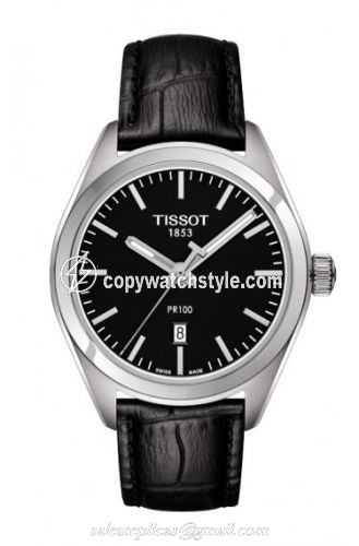 Tissot PR 100 Quartz 33 Stainless Steel / Black / Strap T101.210.16.051.00 Tissot PR 100 Quartz 33 Stainless Steel / Black / Strap T101.210.16.051.00