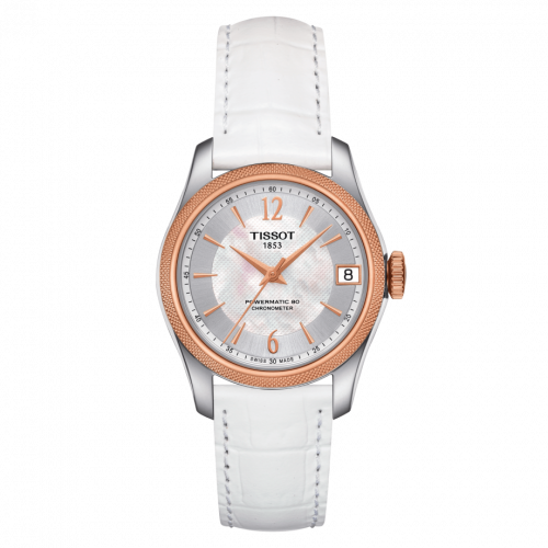Tissot Ballade Powermatic 80 COSC 32 Stainless Steel / Rose Gold PVD / MOP / Strap T108.208.26.117.00 Tissot Ballade Powermatic 80 COSC 32 Stainless Steel / Rose Gold PVD / MOP / Strap T108.208.26.117.00