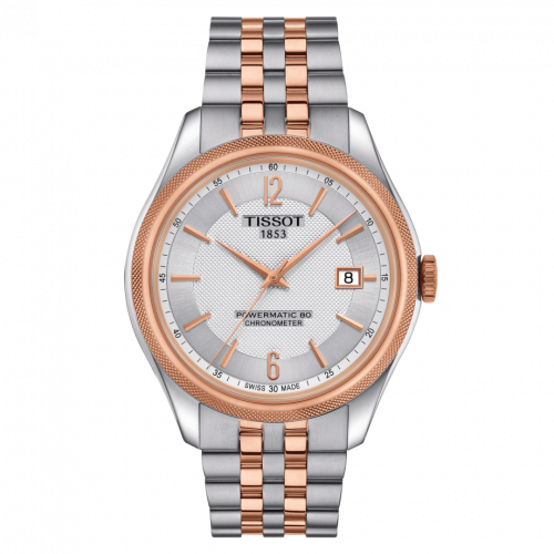 Tissot Ballade Powermatic 80 41 Stainless Steel / Rose Gold PVD / Silver / Bracelet T108.408.22.037.01 Tissot Ballade Powermatic 80 41 Stainless Steel / Rose Gold PVD / Silver / Bracelet T108.408.22.037.01