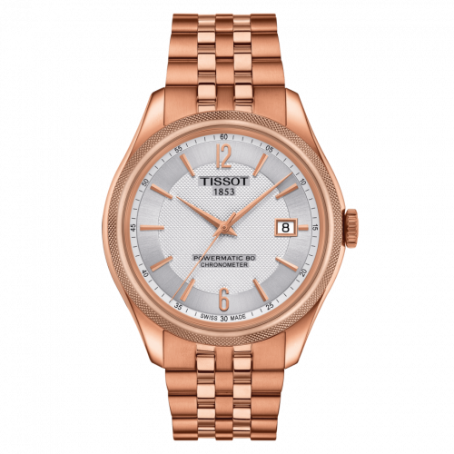 Tissot Ballade Powermatic 80 41 Rose Gold PVD / Silver / Bracelet T108.408.33.037.00 Tissot Ballade Powermatic 80 41 Rose Gold PVD / Silver / Bracelet T108.408.33.037.00