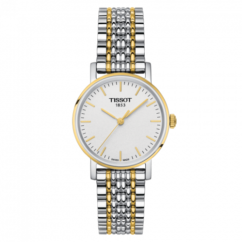 Tissot Everytime Small Stainless Steel / Yellow Gold PVD / Silver / Bracelet T109.210.22.031.00