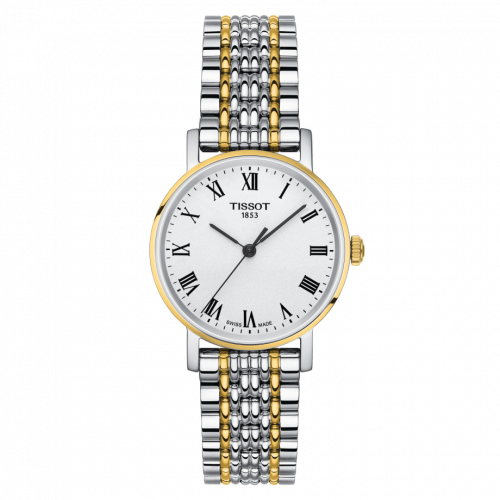 Tissot Everytime Small Stainless Steel / Yellow Gold / Silver / Bracelet T109.210.22.033.00