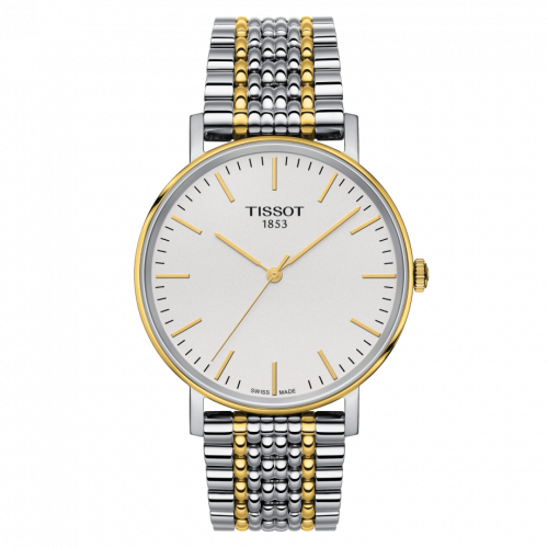 Tissot Everytime Medium Stainless Steel / Yellow Gold PVD / Silver / Bracelet T109.410.22.031.00 Tissot Everytime Medium Stainless Steel / Yellow Gold PVD / Silver / Bracelet T109.410.22.031.00