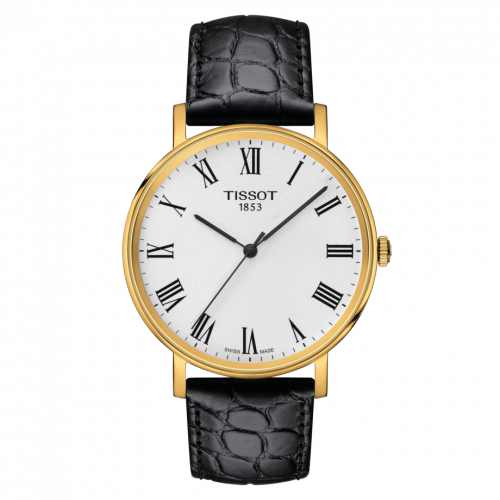 Tissot Everytime Medium Yellow Gold PVD / Silver / Strap T109.410.36.033.00 Tissot Everytime Medium Yellow Gold PVD / Silver / Strap T109.410.36.033.00