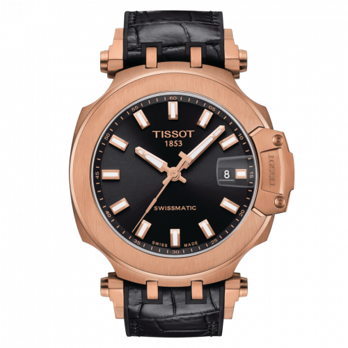 Tissot T-Race Swissmatic 45 Rose Gold PVD / Black T115.407.37.051.00