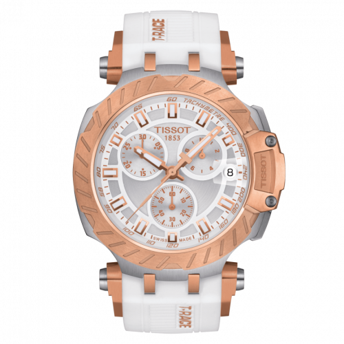 Tissot T-Race Chronograph Stainless Steel / PVD Gold / Silver T115.417.27.011.01 Tissot T-Race Chronograph Stainless Steel / PVD Gold / Silver T115.417.27.011.01