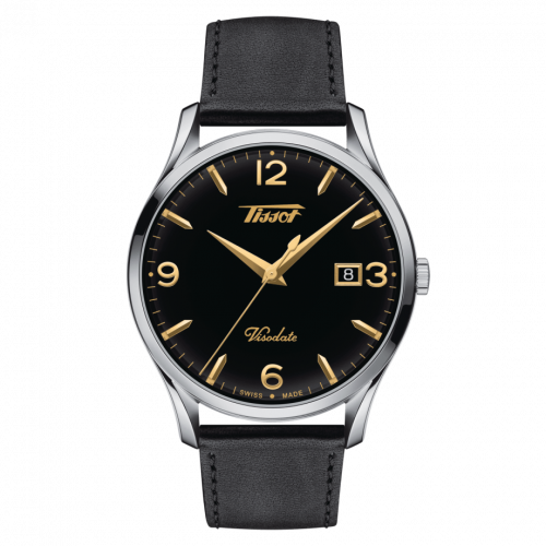 Tissot Visodate Quartz 40 Stainless Steel / Black / Strap T118.410.16.057.01 Tissot Visodate Quartz 40 Stainless Steel / Black / Strap T118.410.16.057.01