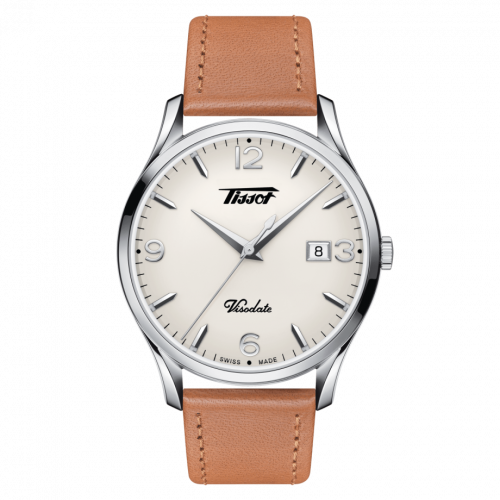 Tissot Visodate Quartz 40 Stainless Steel / Silver / Strap T118.410.16.277.00 Tissot Visodate Quartz 40 Stainless Steel / Silver / Strap T118.410.16.277.00