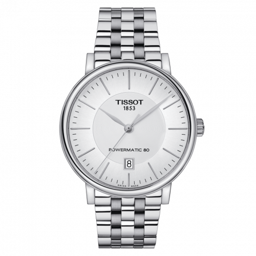 Tissot Carson Premium Powermatic 80 Stainless Steel / Silver / Bracelet T122.407.11.031.00 Tissot Carson Premium Powermatic 80 Stainless Steel / Silver / Bracelet T122.407.11.031.00