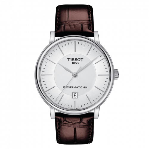 Tissot Carson Premium Powermatic 80 Stainless Steel / Silver / Strap T122.407.16.031.00 Tissot Carson Premium Powermatic 80 Stainless Steel / Silver / Strap T122.407.16.031.00