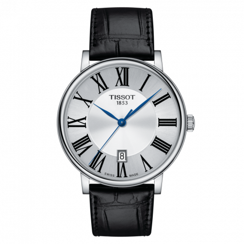 Tissot Carson Premium Quartz 40 Stainless Steel / Silver / Strap T122.410.16.033.00 Tissot Carson Premium Quartz 40 Stainless Steel / Silver / Strap T122.410.16.033.00