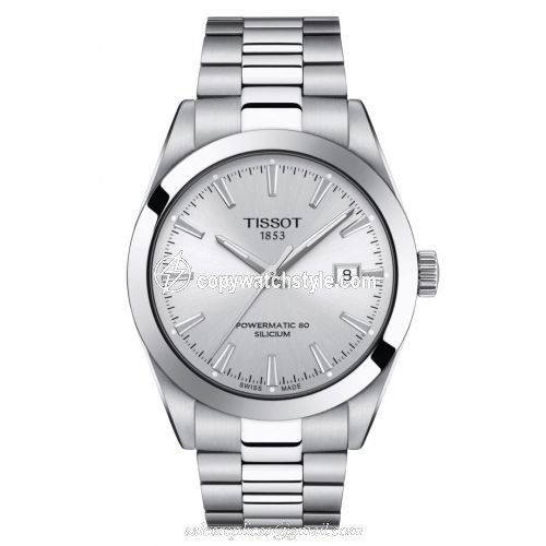 Tissot Gentleman Powermatic Stainless Steel / Silver / Bracelet T127.407.11.031.00 Tissot Gentleman Powermatic Stainless Steel / Silver / Bracelet T127.407.11.031.00