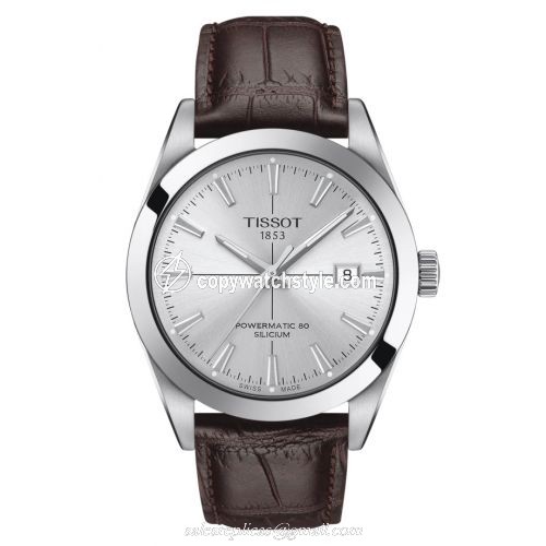 Tissot Gentleman Powermatic Stainless Steel / Silver / Strap T127.407.16.031.01 Tissot Gentleman Powermatic Stainless Steel / Silver / Strap T127.407.16.031.01