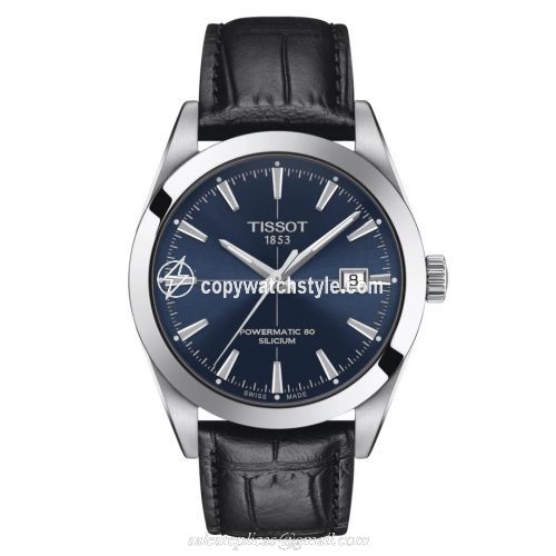 Tissot Gentleman Powermatic Stainless Steel / Blue / Strap T127.407.16.041.01 Tissot Gentleman Powermatic Stainless Steel / Blue / Strap T127.407.16.041.01