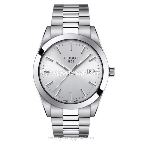 Tissot Gentleman Quartz Stainless Steel / Silver / Bracelet T127.410.11.031.00