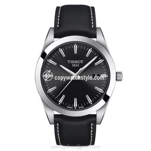 Tissot Gentleman Quartz Stainless Steel / Black / Strap T127.410.16.051.00