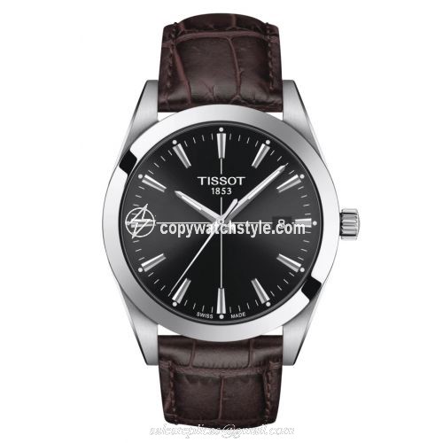 Tissot Gentleman Quartz Stainless Steel / Black / Strap T127.410.16.051.01