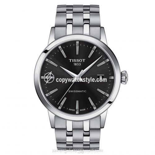 Tissot Dream Swissmatic 42 Stainless Steel / Black / Bracelet T129.407.11.051.00