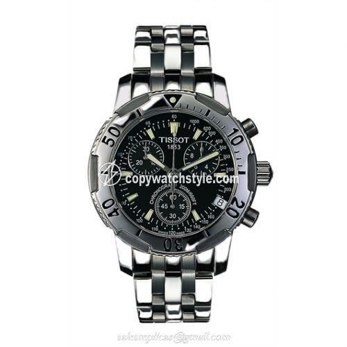 Tissot PRS 200 Quartz Chronograph Black T17.1.486.55