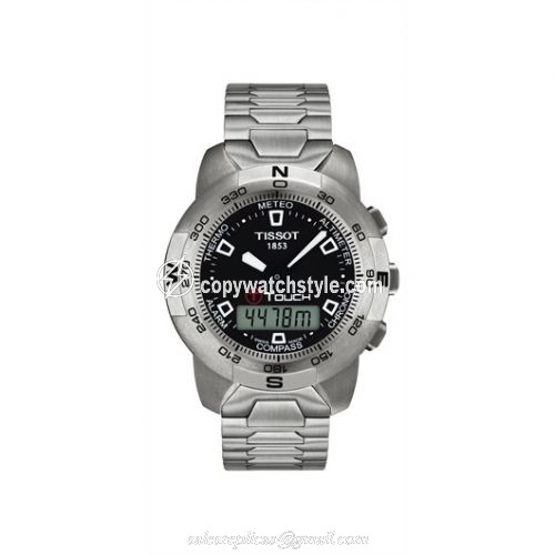 Tissot T-Touch Stainless Steel / Black / Bracelet T33.1.588.51 Tissot T-Touch Stainless Steel / Black / Bracelet T33.1.588.51