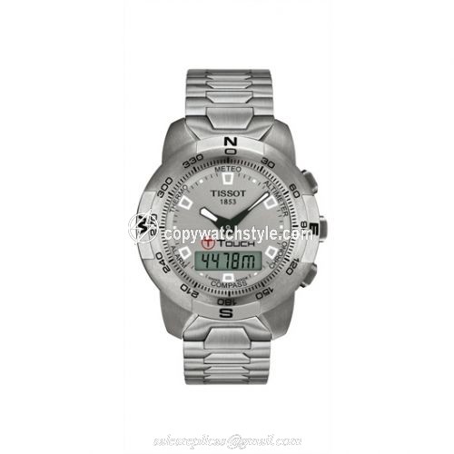 Tissot T-Touch 40 Stainless Steel / Silver / Bracelet T33.1.588.71 Tissot T-Touch 40 Stainless Steel / Silver / Bracelet T33.1.588.71
