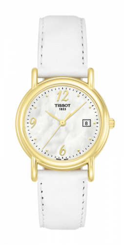 Tissot Carson Quartz 26.8 Yellow Gold / MOP / Strap T71.3.129.74 Tissot Carson Quartz 26.8 Yellow Gold / MOP / Strap T71.3.129.74