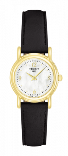 Tissot Carson Quartz 22 Yellow Gold / MOP / Strap T71.3.180.74 Tissot Carson Quartz 22 Yellow Gold / MOP / Strap T71.3.180.74