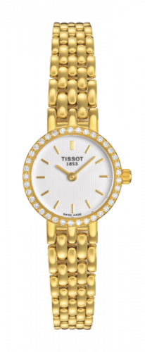 Tissot Caliente Quartz 19.3 Yellow Gold / Diamond / White / Bracelet T74.3.112.11