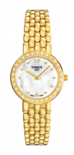 Tissot Caliente Quartz 19.3 Yellow Gold / Diamond / MOP / Bracelet T74.3.116.74 Tissot Caliente Quartz 19.3 Yellow Gold / Diamond / MOP / Bracelet T74.3.116.74