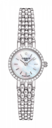 Tissot Caliente Quartz 19.5 White Gold / Diamond / MOP / Bracelet T74.5.112.76