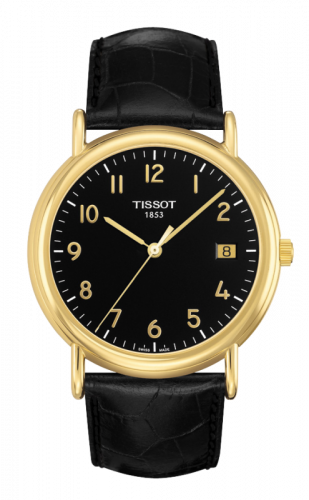 Tissot Carson Quartz 40 Yellow Gold / Black / Strap T907.410.16.052.00 Tissot Carson Quartz 40 Yellow Gold / Black / Strap T907.410.16.052.00