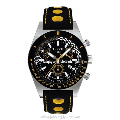 Tissot PRS 516 Quartz Chronograph 40 Stainless Steel / Black / Strap T91.1.428.51