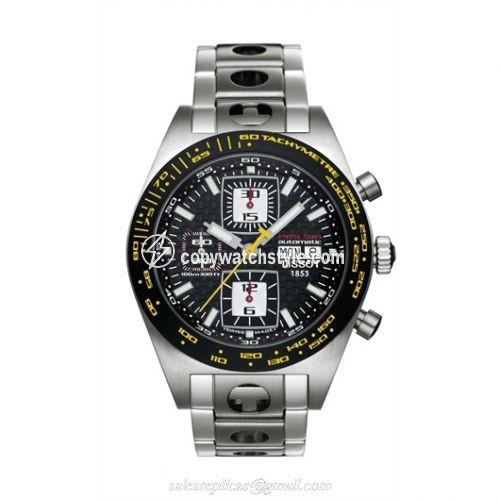 Tissot PRS 516 Automatic Chronograph 42 Stainless Steel / Black / Bracelet T91.1.487.81 Tissot PRS 516 Automatic Chronograph 42 Stainless Steel / Black / Bracelet T91.1.487.81