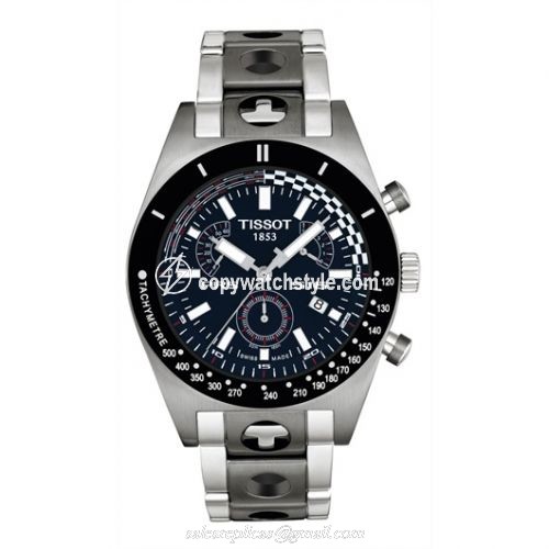 Tissot PRS 516 Quartz Chronograph 40 Stainless Steel / Black / Bracelet T91.1.488.41 Tissot PRS 516 Quartz Chronograph 40 Stainless Steel / Black / Bracelet T91.1.488.41
